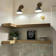 wall-sconce-lighting-in-floating-shelve